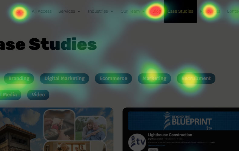 Case Studies Heat Map