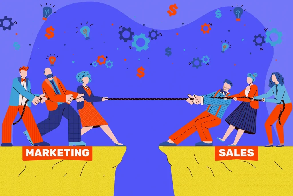 Mistake 4 Treating marketing and sales as separate teams