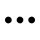 Social Media Three Dots Black