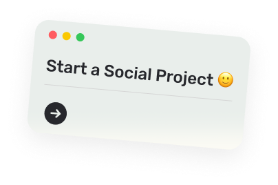 Start a Social Project Dialog