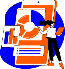 Social Media Strategy Orange Graphics
