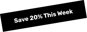 Save 20% This Week banner