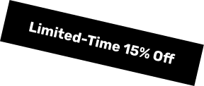 Limited-Time 15% Off banner