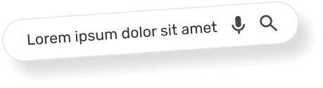address bar with filler text entered